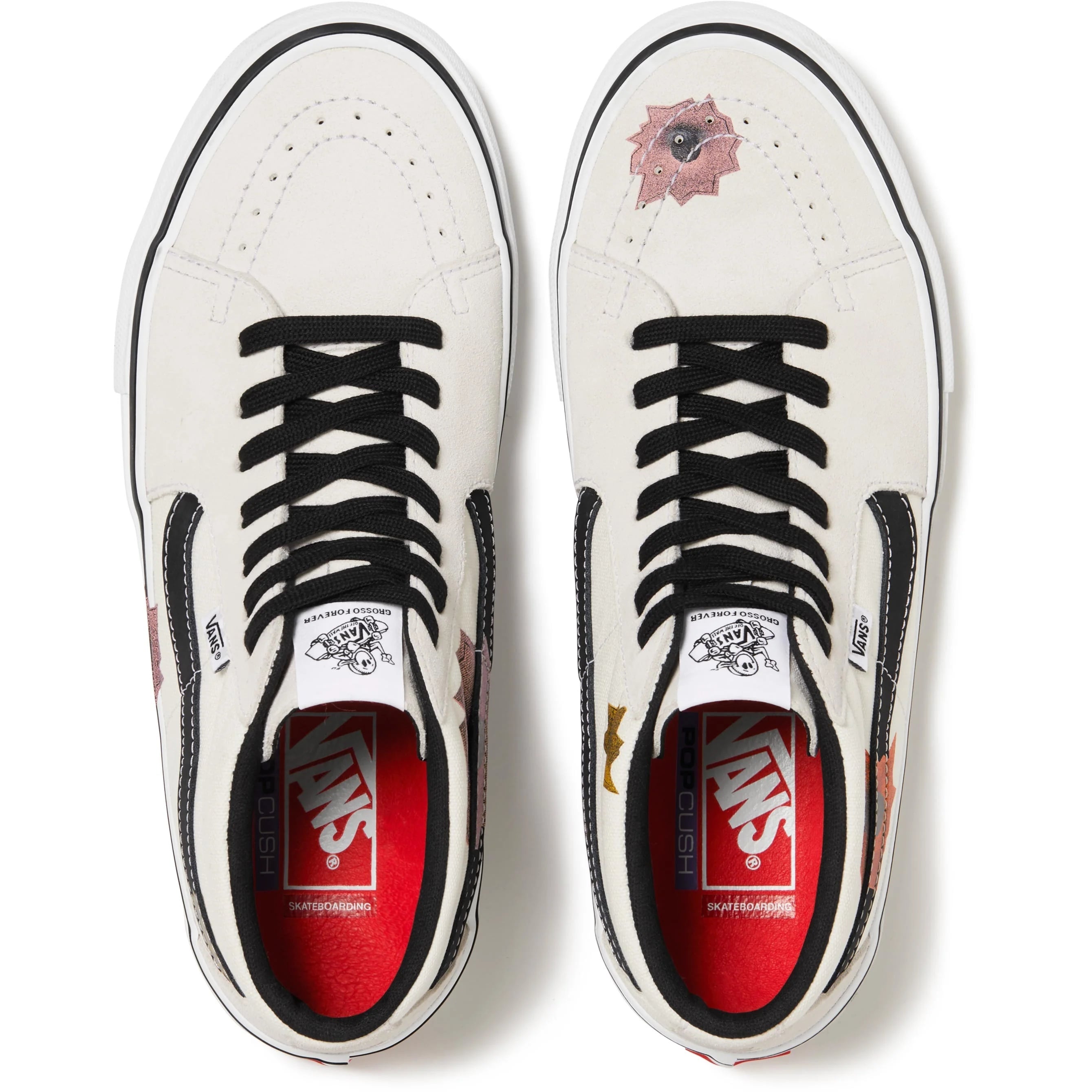 Supreme®/Vans®/Nate Lowman Skate Grosso Mid view 10